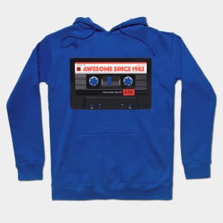 Classic Cassette Tape Mixtape - Awesome Since 1982 Birthday Gift Hoodie